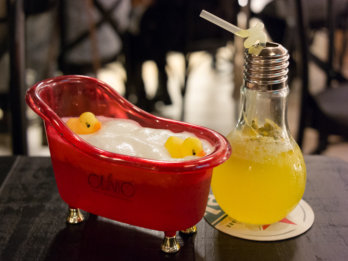 Drinks fofos! - Picture of Olivio Bar E Gastronomia, Sao Paulo - Tripadvisor